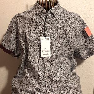 NEW Collection NWT Steady Classics Button Up Shirt Roses Men's Size XL